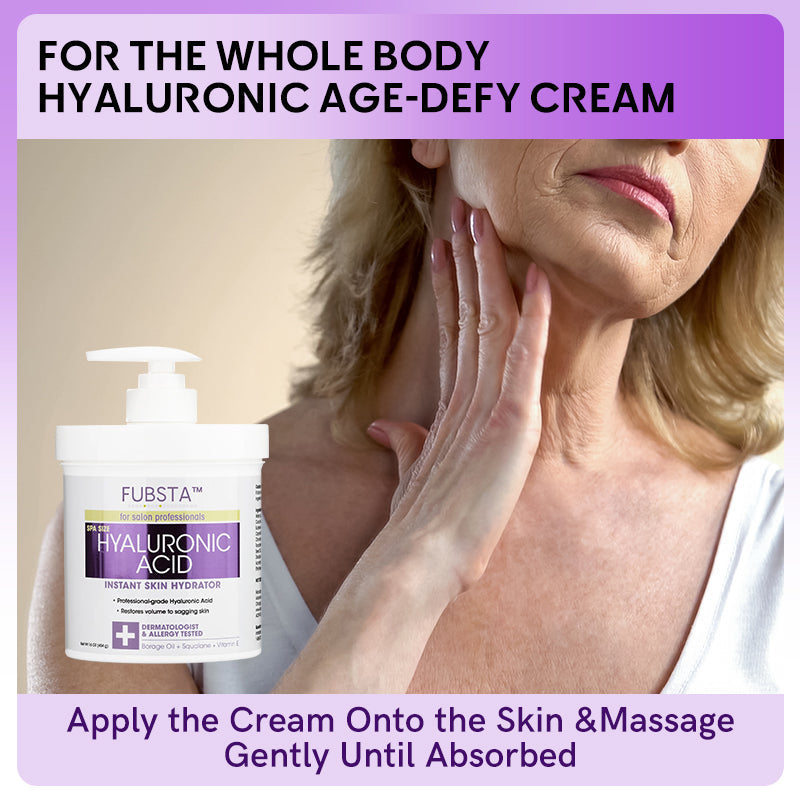 Fubsta™ Hyaluronic Age-Defy Cream:Restore Skin Elasticity🫧