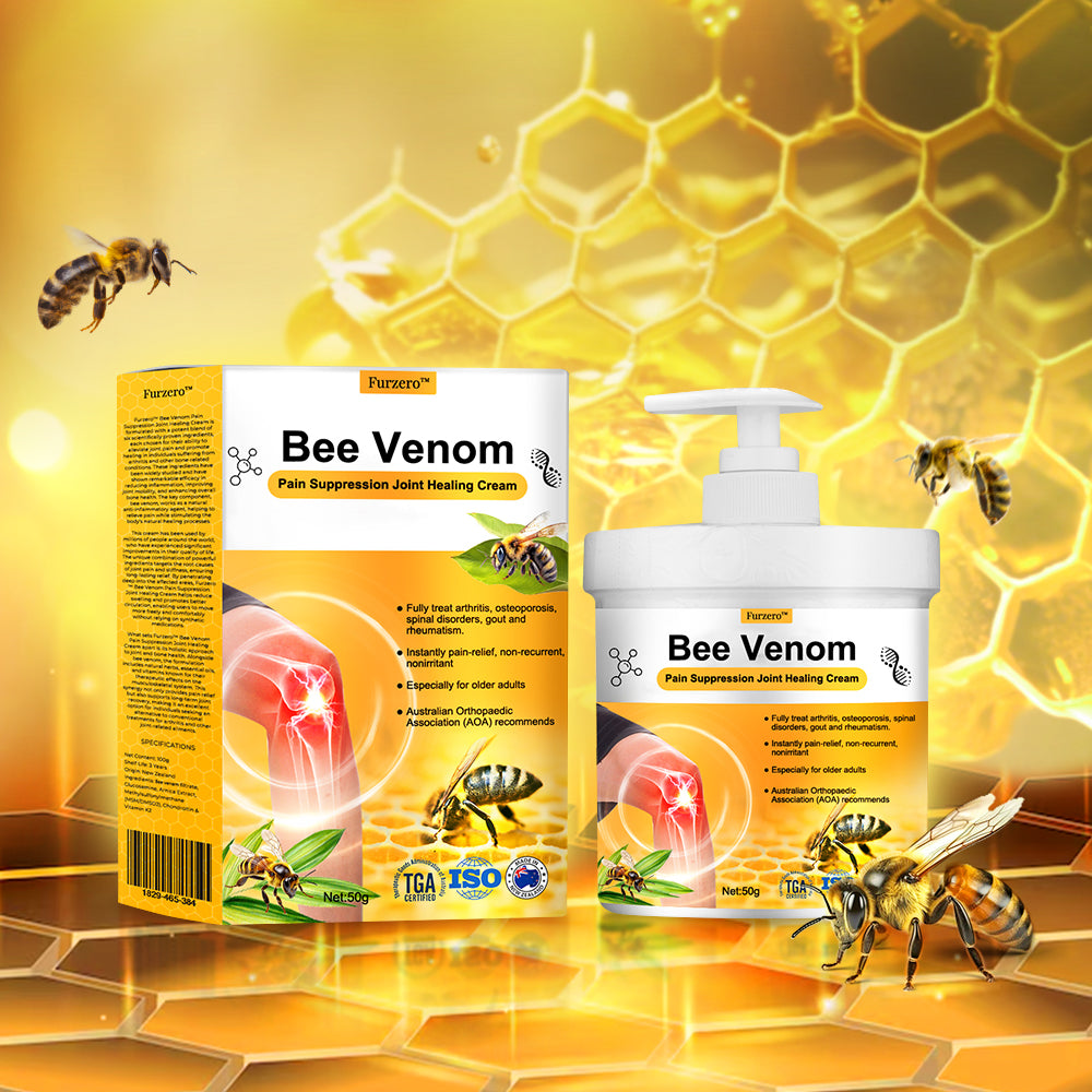 🇦🇺 Furzero™ Bee Venom Pain Suppression Joint Healing Cream (👩🏼⚕️AOA Recommended)