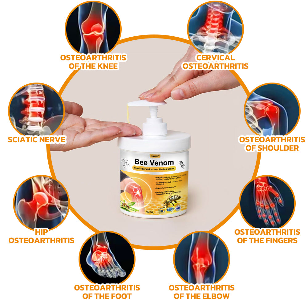 🇦🇺 Furzero™ Bee Venom Pain Suppression Joint Healing Cream (👩🏼⚕️AOA Recommended)