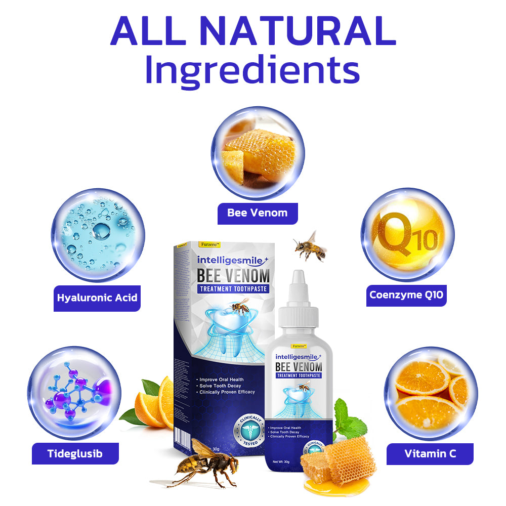 Furzero™ IntelligeSmile Bee Venom Treatment Toothpaste 🐝